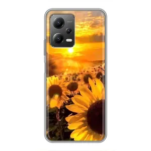 Чохол з Квітами для Xiaomi POCO X5 (5G) (поле соняшників)