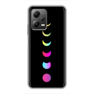 Чехол (ТПУ) с планетами на Xiaomi POCO X5 (5G) (Полнолуние)