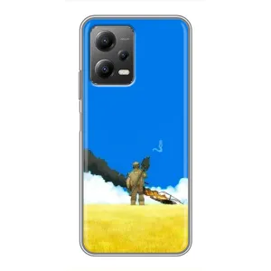 Чехлы на военную тематику для Xiaomi POCO X5 (5G) (Попадание)