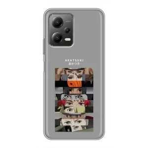 Силіконові чохлі з очіма Anime для Поко X5 (5G) (Різнокольорові очі)