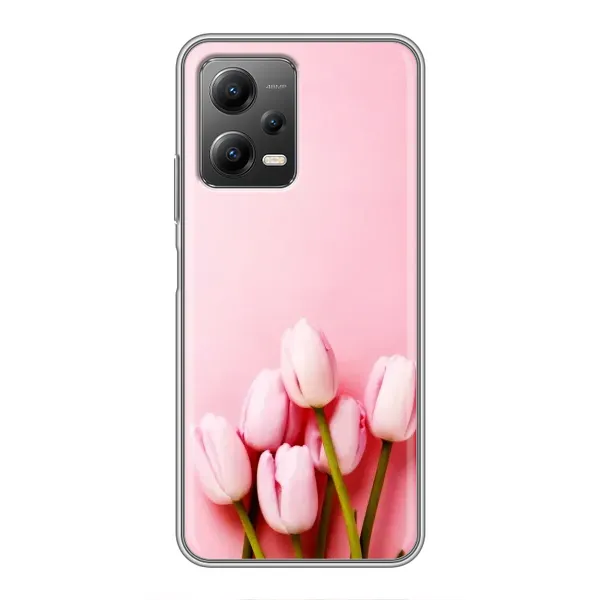 Чехол с рисунком «Розовые тюльпаны» для Xiaomi POCO X5 (5G) Чехол с рисунком «Розовые тюльпаны» для Xiaomi POCO X5 (5G)