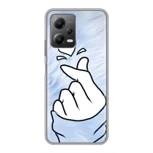 Чехлы (Знак сердечка) на Xiaomi POCO X5 (5G) (Сердечка знак)