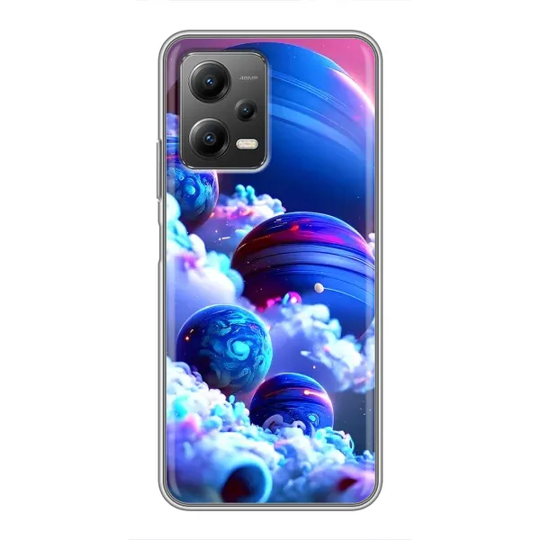 Чехол с рисунком «Синие планеты» для Xiaomi POCO X5 (5G) Чехол с рисунком «Синие планеты» для Xiaomi POCO X5 (5G)