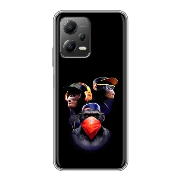Чехол с рисунком «Три обезьяны» для Xiaomi POCO X5 (5G) Чехол с рисунком «Три обезьяны» для Xiaomi POCO X5 (5G)