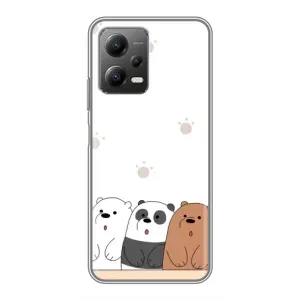 Чохли з зображенням різних тварин на Xiaomi POCO X5 (5G) (Здивовані ведмедики)