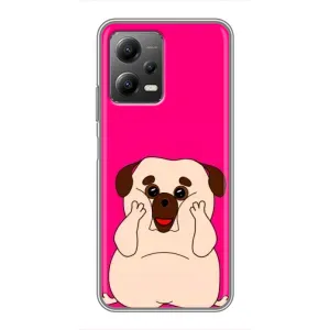Чохол (ТПУ) Милі песики для Xiaomi POCO X5 (5G) (Веселий Мопсік)
