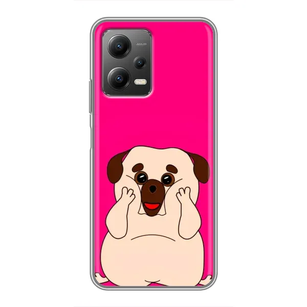 Чехол с рисунком «Веселый Мопсик» для Xiaomi POCO X5 (5G) Чехол с рисунком «Веселый Мопсик» для Xiaomi POCO X5 (5G)