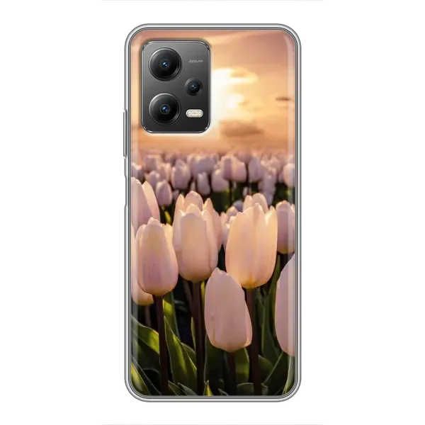 Чехол с рисунком «Закат с цветами» для Xiaomi POCO X5 (5G) Чехол с рисунком «Закат с цветами» для Xiaomi POCO X5 (5G)