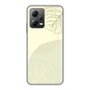 Чохол квітковий дизайн для Xiaomi POCO X5 (5G) (Зелений фон)