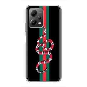 Чохли бренд ГУЧЧІ для Xiaomi POCO X5 (5G) (Змій Гуччі)