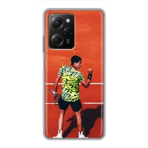 Чехлы с принтом Спортивная тематика для Xiaomi POCO X5 Pro (5G) (Алькарас Теннисист)