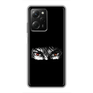 Силіконові чохлі з очіма Anime для Поко X5 про (5G) (Аніме очі)