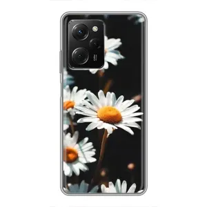 Чехол с ромашками на Xiaomi POCO X5 Pro (5G) (Белые ромашки)