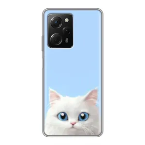 Чехол на тематику: Коты для Xiaomi POCO X5 Pro (5G) (Белый кот)
