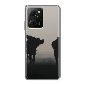 Чохли на військову тематику для Xiaomi POCO X5 Pro (5G) (Бій солдат)