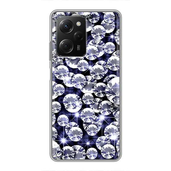 Чехол с рисунком «Бриллианты» для Xiaomi POCO X5 Pro (5G) Чехол с рисунком «Бриллианты» для Xiaomi POCO X5 Pro (5G)