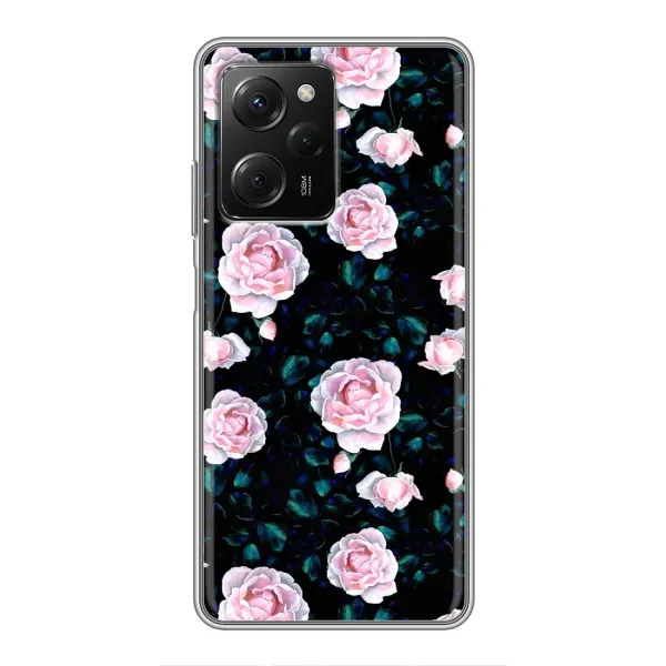 Чехол с рисунком «Чайные розы» для Xiaomi POCO X5 Pro (5G) Чехол с рисунком «Чайные розы» для Xiaomi POCO X5 Pro (5G)