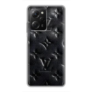 Текстурний Чохол Louis Vuitton для Поко X5 про (5G) (Чорний ЛВ)