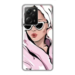 Чехол с картинкой Модные Девчонки Xiaomi POCO X5 Pro (5G) (Девушка в халате)