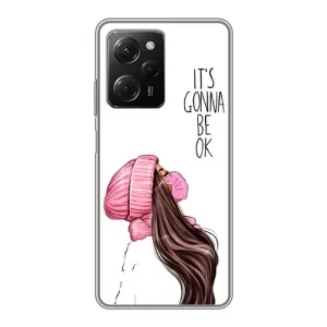 Чехол Стильные девушки на Xiaomi POCO X5 Pro (5G) (Девушка в маске)