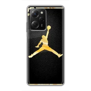 Силіконовый Чохол Nike Air Jordan на Поко X5 про (5G) (Джордан 23)
