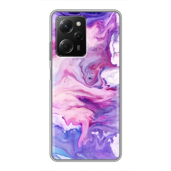 Чехол с рисунком «Фиолетовый мрамор» для Xiaomi POCO X5 Pro (5G) Чехол с рисунком «Фиолетовый мрамор» для Xiaomi POCO X5 Pro (5G)