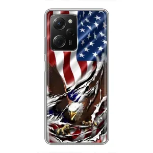 Чехол Флаг USA для Xiaomi POCO X5 Pro (5G) (Флаг USA)