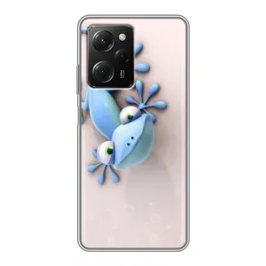 Чехлы с изображением разных животных для Xiaomi POCO X5 Pro (5G) (Геккон)