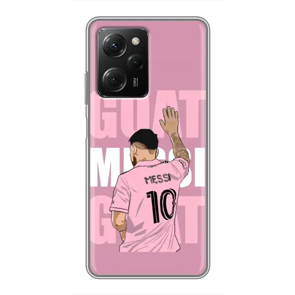 Чехол с рисунком «GOAT MESSI» для Xiaomi POCO X5 Pro (5G) Чехол с рисунком «GOAT MESSI» для Xiaomi POCO X5 Pro (5G)