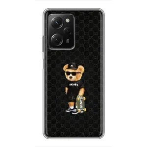 Чехлы Мишка Тедди для Поко X5 про (5G) (GUCCI Teddy)