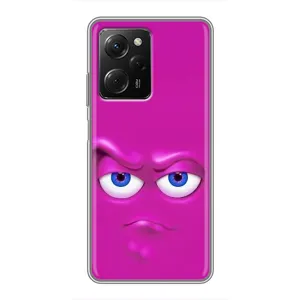 Силиконовые Чехлы (смешные стикеры) для Xiaomi POCO X5 Pro (5G) (Хитрая мордочка)