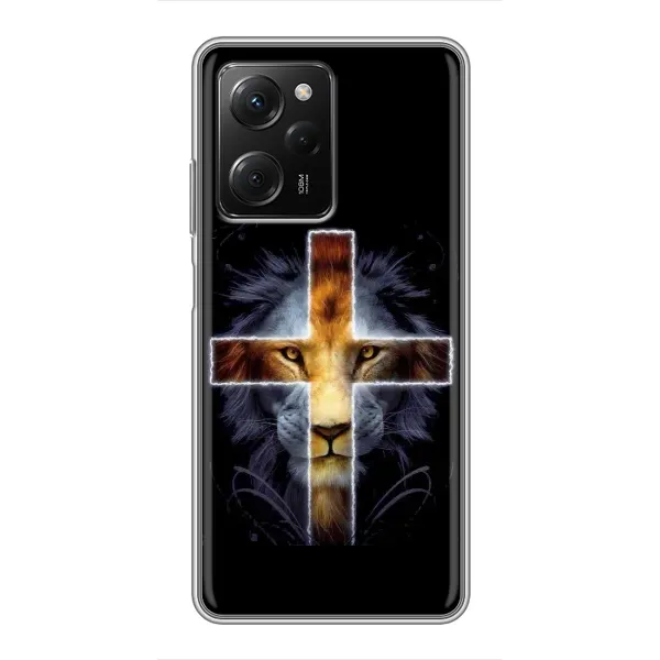 Чехол с рисунком «Иисус Лев» для Xiaomi POCO X5 Pro (5G)