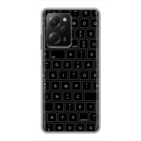 Чехол с рисунком «Клавиатура» для Xiaomi POCO X5 Pro (5G) Чехол с рисунком «Клавиатура» для Xiaomi POCO X5 Pro (5G)