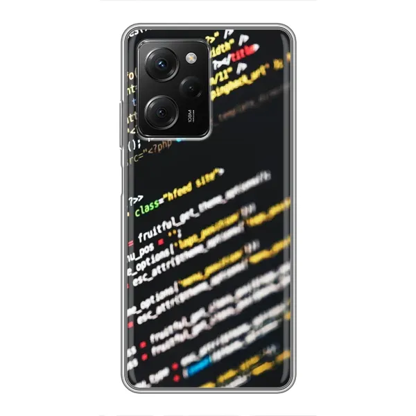 Чехол с рисунком «Код» для Xiaomi POCO X5 Pro (5G) Чехол с рисунком «Код» для Xiaomi POCO X5 Pro (5G)