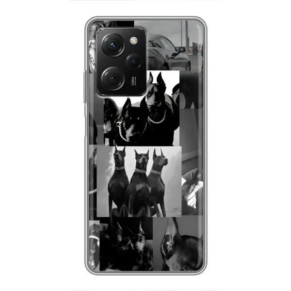 Чехол с рисунком «Коллаж Доберман» для Xiaomi POCO X5 Pro (5G) Чехол с рисунком «Коллаж Доберман» для Xiaomi POCO X5 Pro (5G)