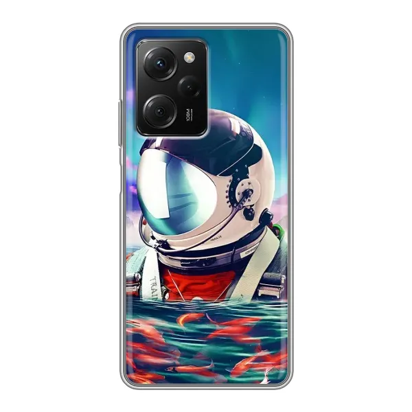 Чохол з малюнком «Космонавт у воді» для Xiaomi POCO X5 Pro (5G) Чохол з малюнком «Космонавт у воді» для Xiaomi POCO X5 Pro (5G)