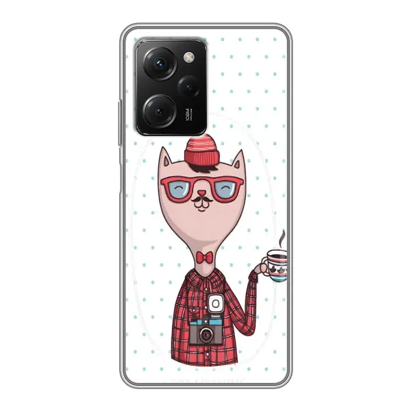 Чехол с рисунком «Кот аристократ» для Xiaomi POCO X5 Pro (5G) Чехол с рисунком «Кот аристократ» для Xiaomi POCO X5 Pro (5G)