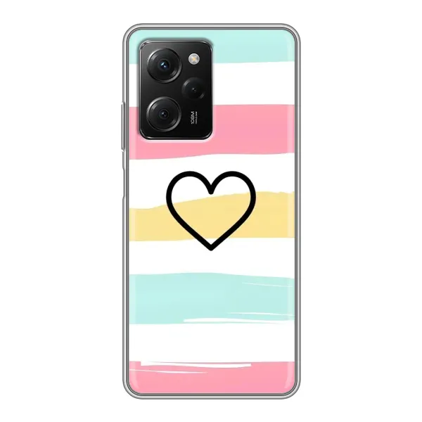 Чехол с рисунком «Красивое сердечко» для Xiaomi POCO X5 Pro (5G) Чехол с рисунком «Красивое сердечко» для Xiaomi POCO X5 Pro (5G)