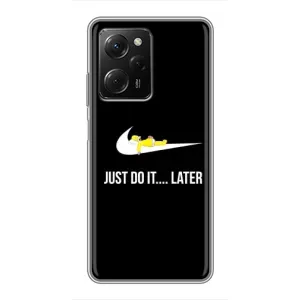 Силіконовый Чохол на Xiaomi POCO X5 Pro (5G) з картинкою НАЙК (Later)