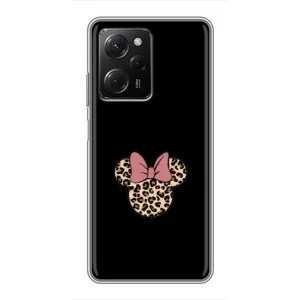 Чехол с леопардовым принтом на Xiaomi POCO X5 Pro (5G) (Леопардовая Минни)