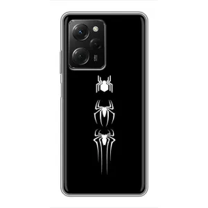 Чехол Супергерой Человека Паука на Xiaomi POCO X5 Pro (5G) (Лого паука)