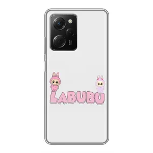 Чохол з принтом Лабубу для Xiaomi POCO X5 Pro (5G) (Логотип Лабубу)