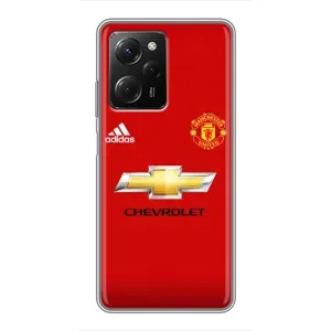 Силиконовые Чехлы принт Футбол на Xiaomi POCO X5 Pro (5G) (Man United)