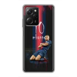 Чехол (TPU) с Футболистом на Xiaomi POCO X5 Pro (5G) (MBAPPE 10)
