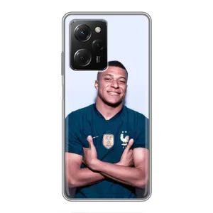 Чехол (TPU) с Футболистом на Xiaomi POCO X5 Pro (5G) (Мбаппешичка)