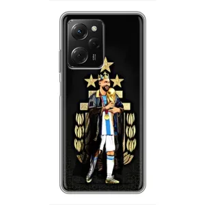 Чехлы Лео Месси Аргентина для Xiaomi POCO X5 Pro (5G) (Месси король)