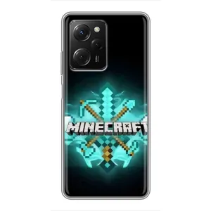 Чехол майнкрафт для Xiaomi POCO X5 Pro (5G) (MineCraft 2)