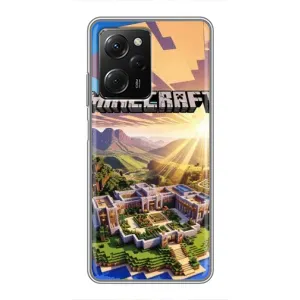 Чехол майнкрафт для Xiaomi POCO X5 Pro (5G) (MINECRAFT)