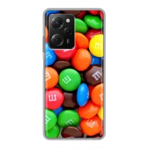 Чехол с изображением  вкусной еды для Xiaomi POCO X5 Pro (5G) (Разноцветные M&M'S)