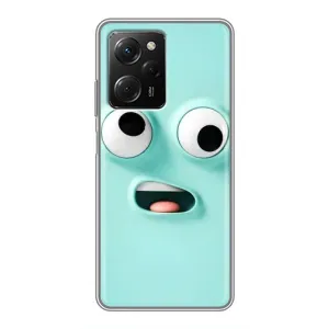 Силиконовые Чехлы (смешные стикеры) для Xiaomi POCO X5 Pro (5G) (Забавное мятное лицо)